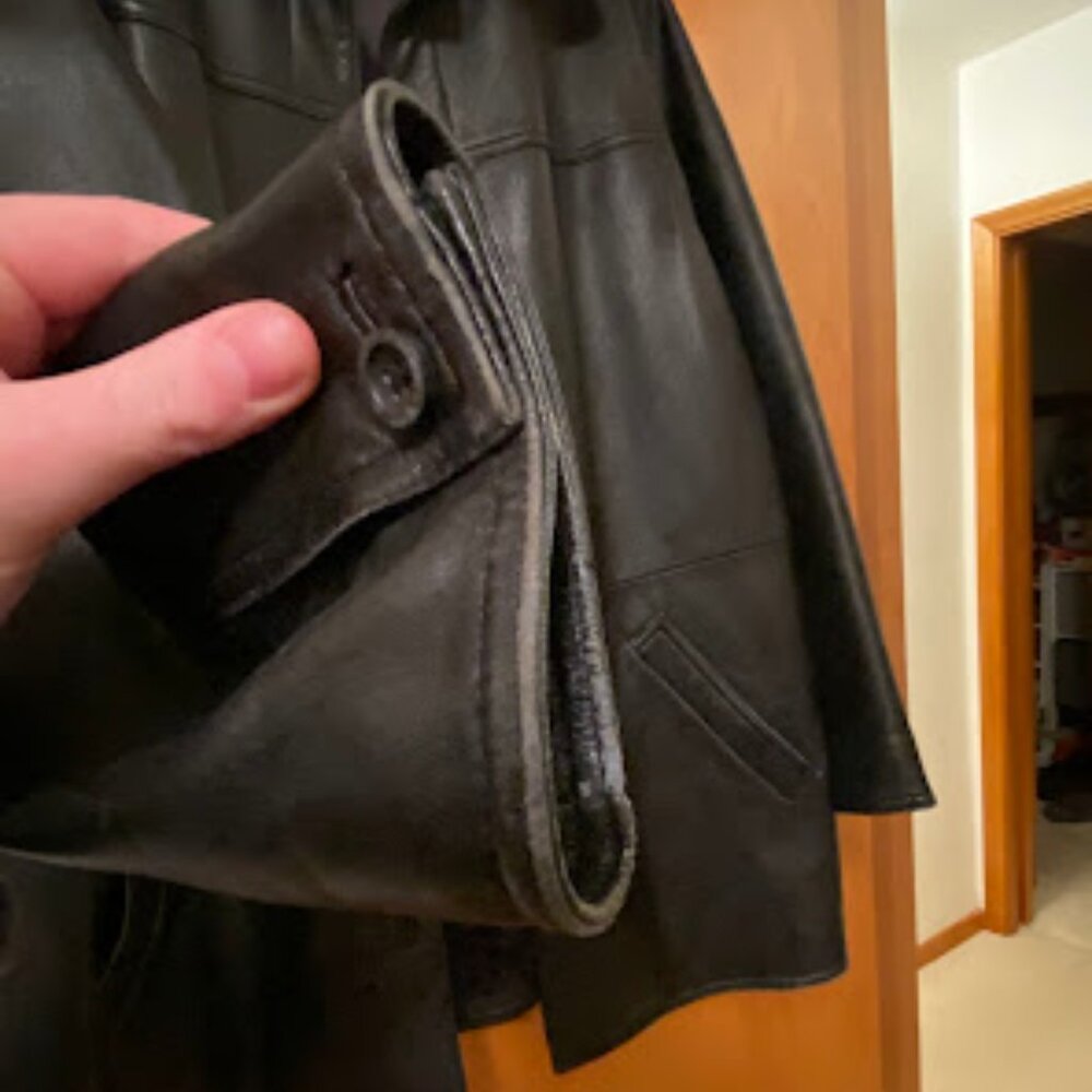 Black Leather Jacket - Picture 3 of 6